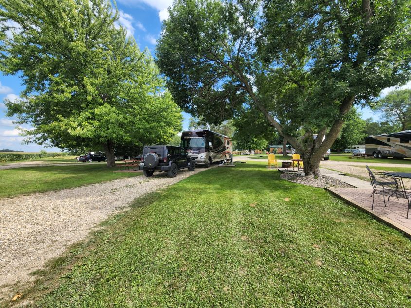 Image of campground in Hayward Minnesota.