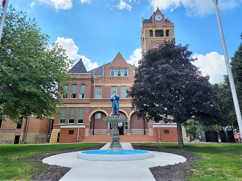 Forest City, Iowa - Winnebago County Courthouse Photograph