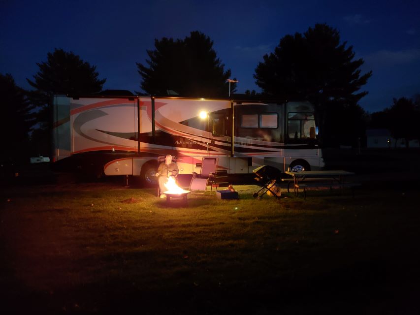 Relationships can benefit by using outside spaces as a living areas, as RV spaces are limited in size.