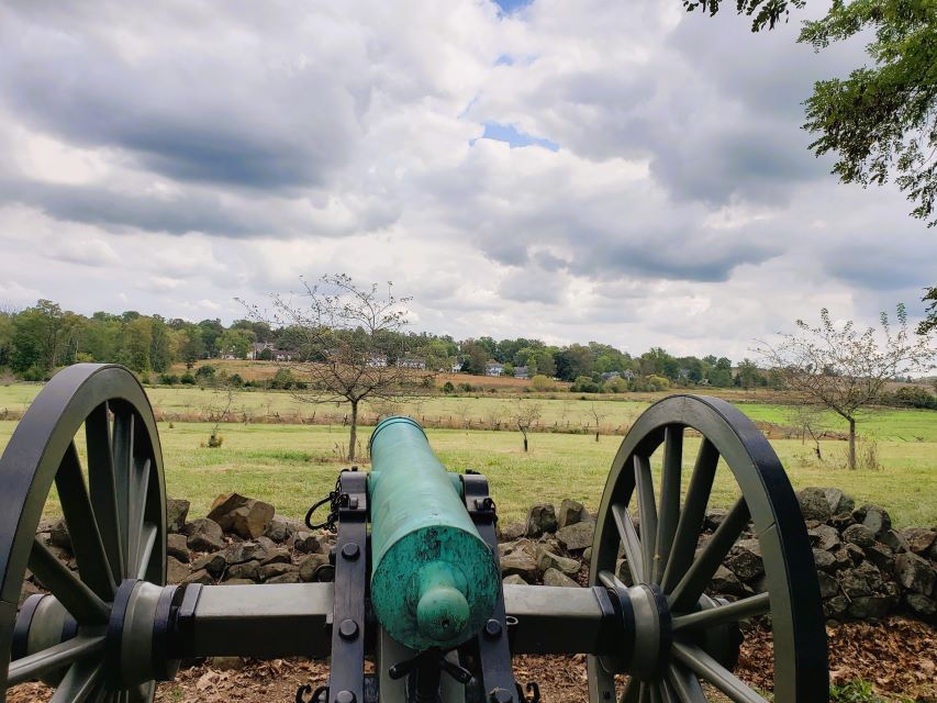 This is a Civil War cannon at Gettysburg National Military Park