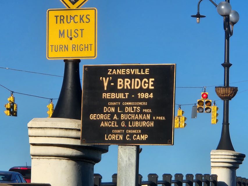 The Zanesville 'Y' Bridge is the only one of its kind in the world. The original bridge was built in 1814.