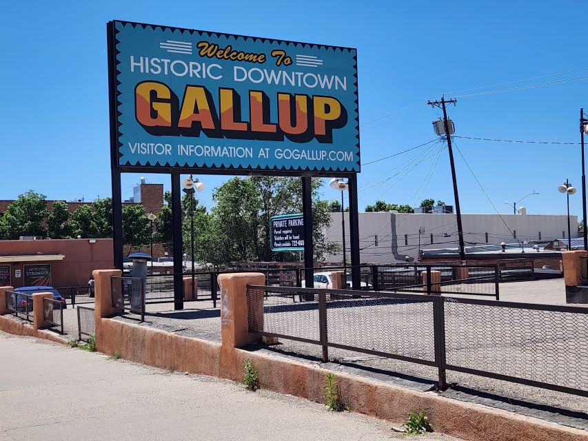 Welcome to Gallup, New Mexico Sign at the edge of town.