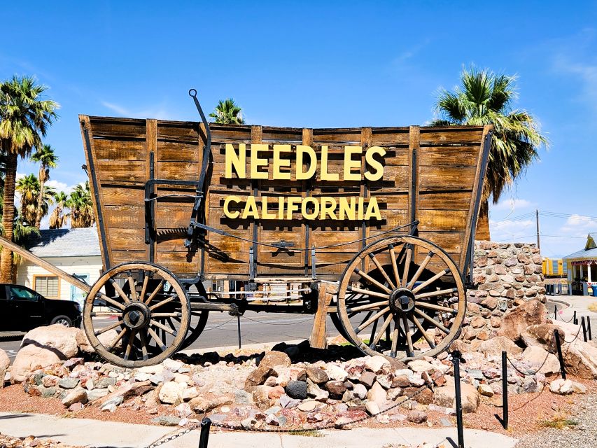 The sign you see when you enter the City of Needles, California