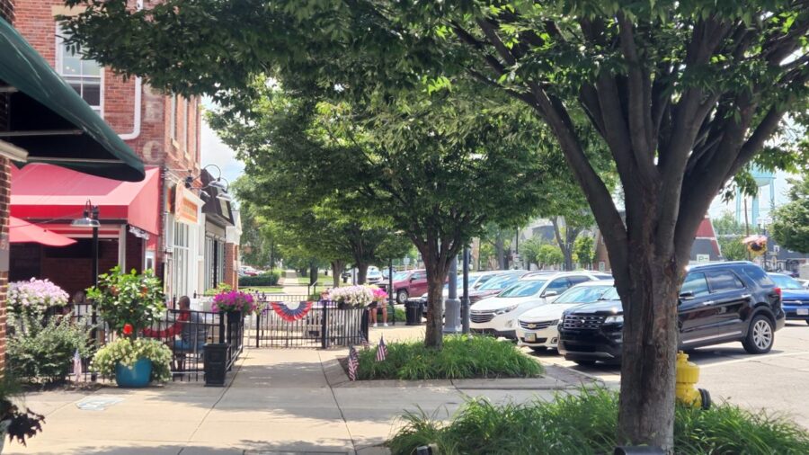 This is what the Streets of Downtown Perrysburg, Ohio look like.